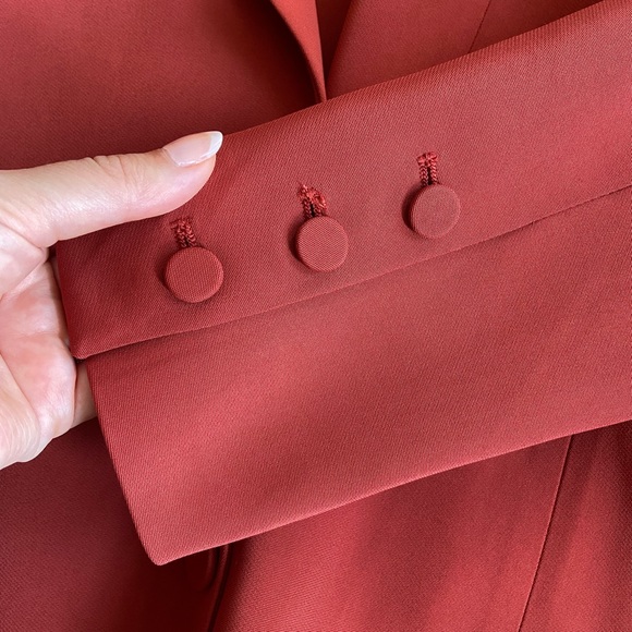 &Others Stories Rust Blazer - Picture 6 of 9